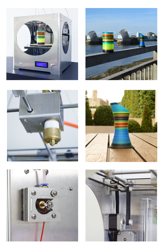 [视频] 3D4C: 真正的4色混合3D打印机(CMYK )