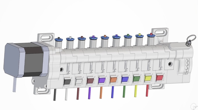 [视频] 3Dfeedy: 多丝进料器 - 3D打印机插件