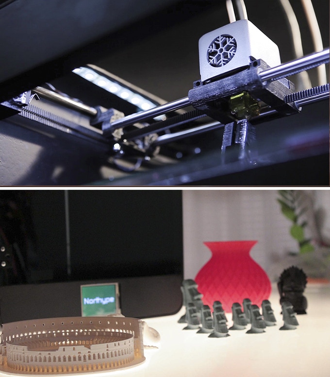 [视频] ADAM多功能一体3D打印机: 打印、扫描、激光、研磨