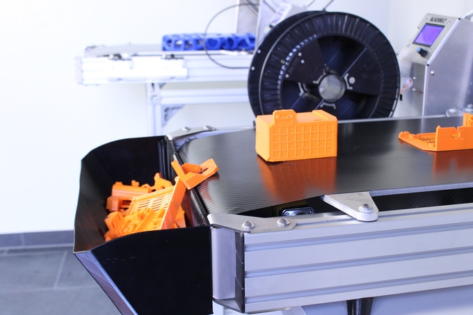 [视频] BLACKBELT 3D打印机: 连续印刷 超长打印