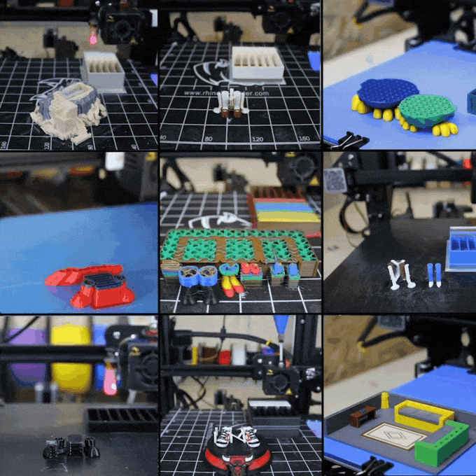 [视频] Co Print：适用于所有 Bowden 3D打印机的多色和多材料模块