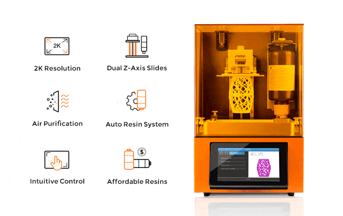 [视频] Dazz 3D: 最先进的 LCD 光固化 3D打印机