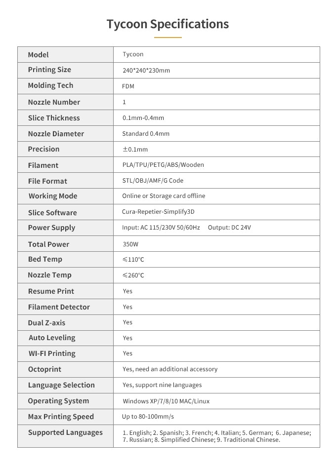 [视频] Kywoo Tycoon：带有直线导轨 X 轴的“DIY Pro”3D 打印机