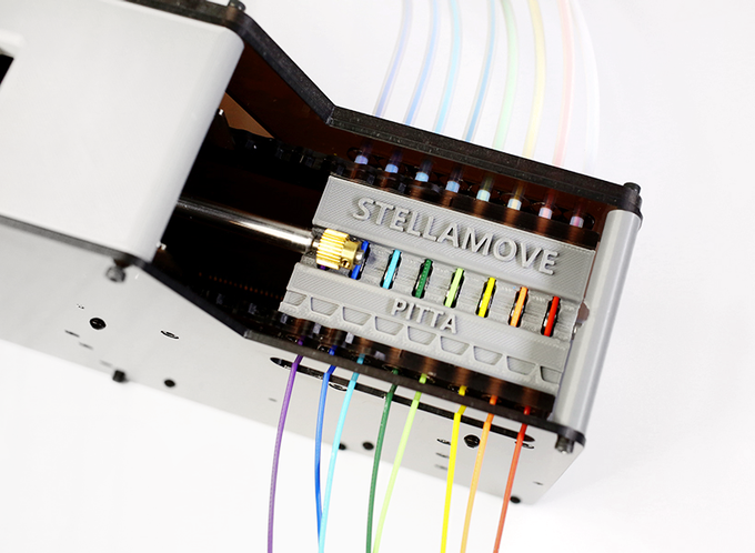 [视频] PITTA: FDM 3D打印机的8色3D打印模块