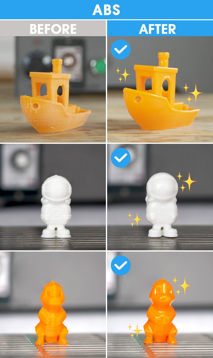 [视频] PolySmoother: 一个非常方便的抛光3D打印作品的后处理工具