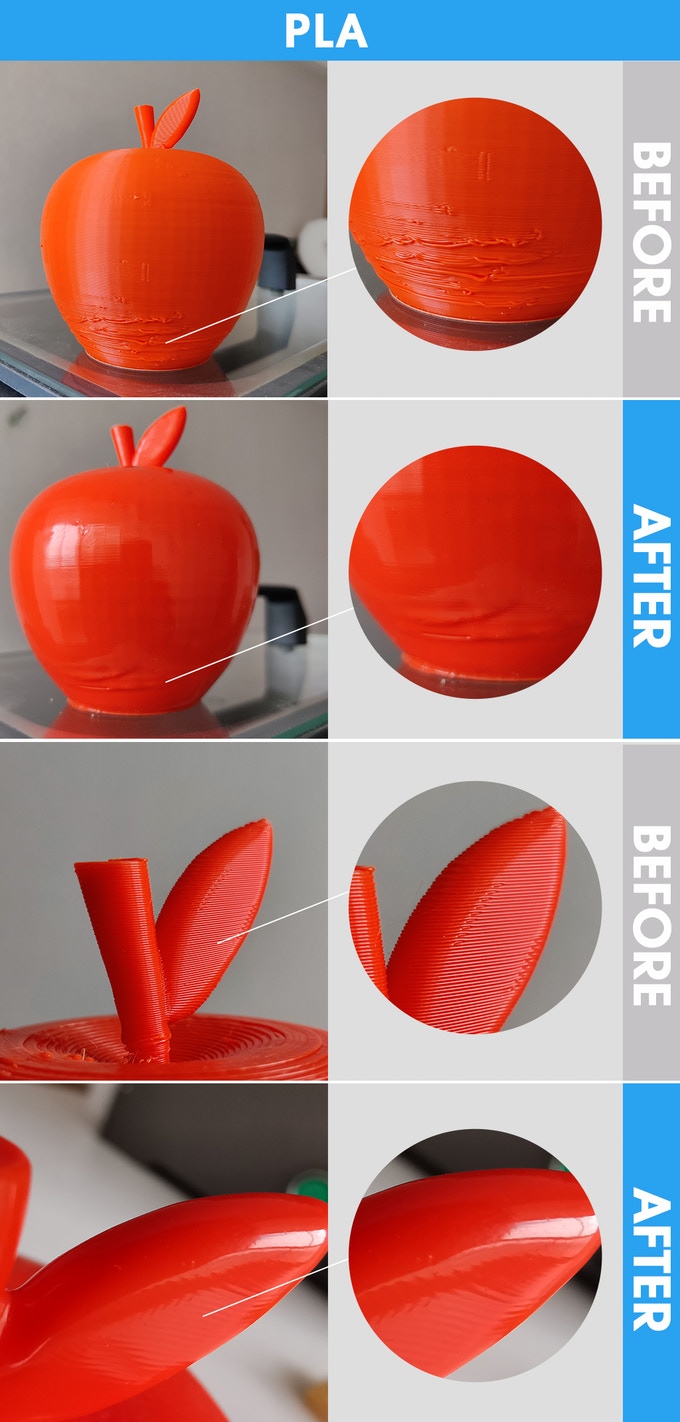 [视频] PolySmoother: 一个非常方便的抛光3D打印作品的后处理工具