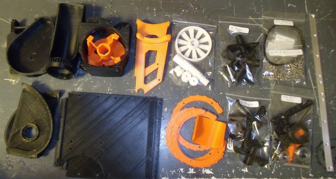 [视频] 3D打印遥控吹雪机