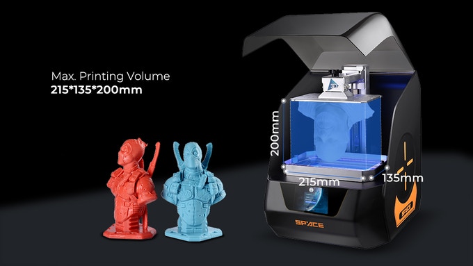 [视频] SPACE 3D: 最实惠的 10.1″ LCD光固化 3D打印机