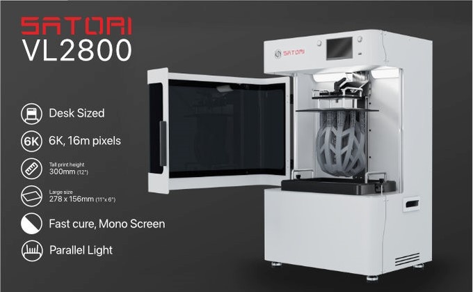 [视频] Satori VL2800：用于创意的大型工业级 3D 打印机