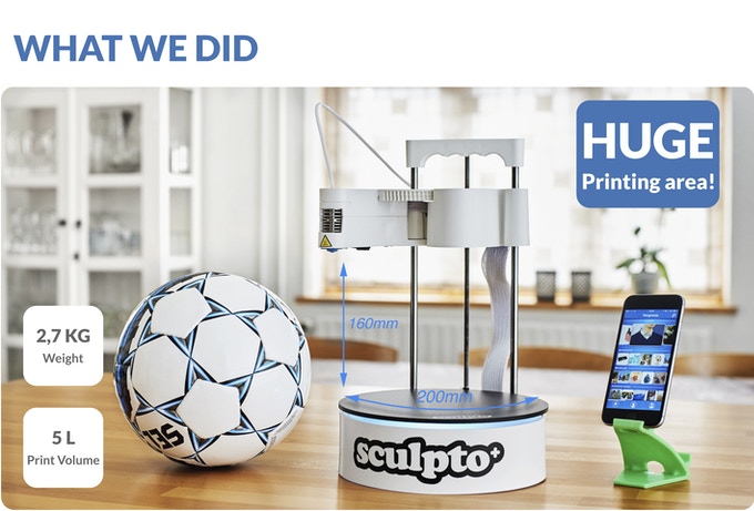 [视频] Sculpto+：世界上最人性化的桌面 3D 打印机