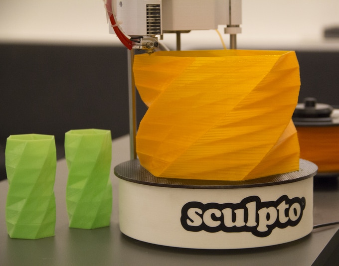 [视频] Sculpto: 一款适用于家庭的3D打印机和应用程序