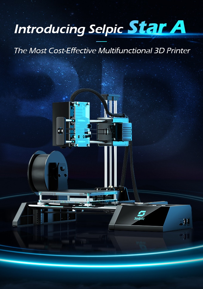 [视频] Star A：最具成本效益的多功能 3D打印机