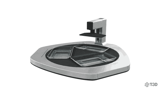 [视频] T3D: 世界上第一台移动多功能 3D打印机