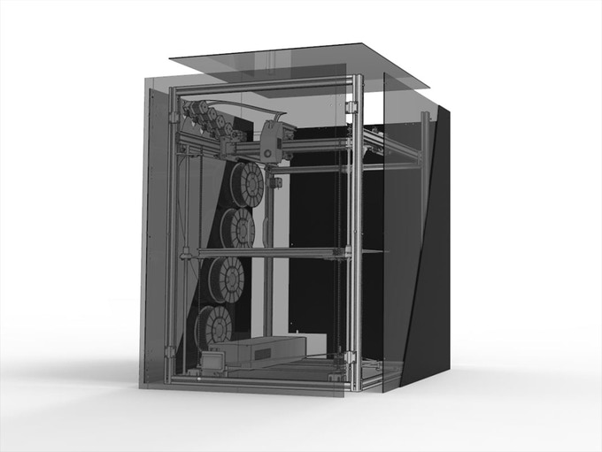 [视频] The Beast V2: 第二代大幅面 3D打印机