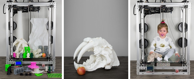 [视频] The Beast: 大型精密 4x 挤出机 3D打印机