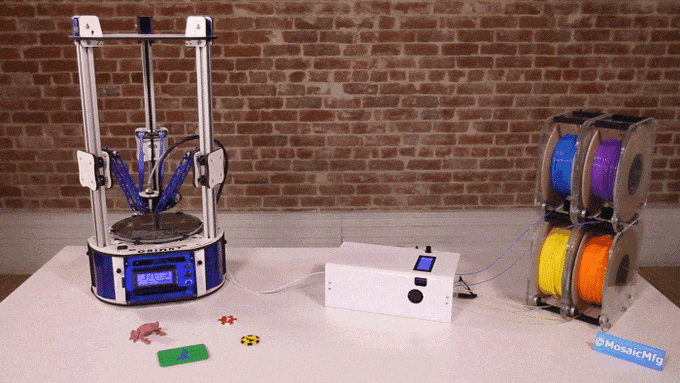 [视频] The Palette：进化的3D打印 - 3D打印机多色打印模块