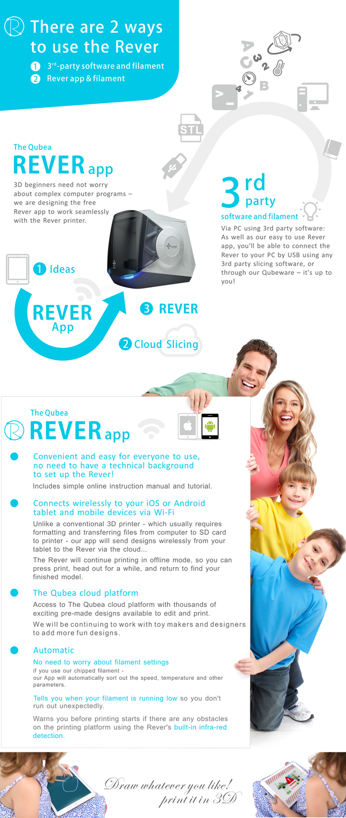 [视频] The Rever: 享受3D打印的有趣而灵活的方式