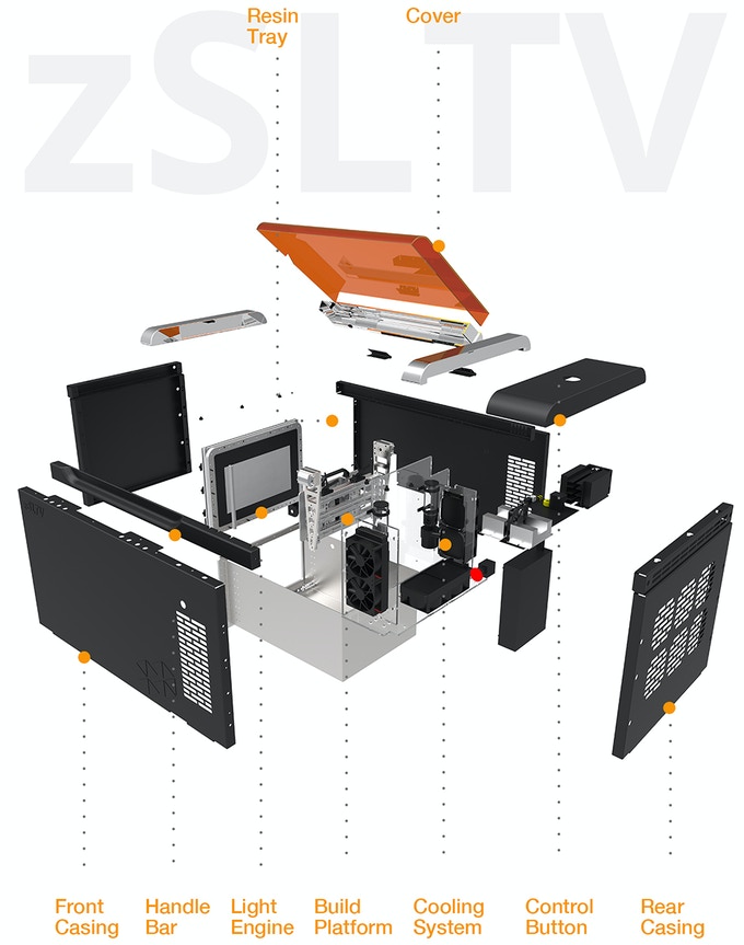 [视频] UNIZ-UDP：世界上最快的光固化3D打印机技术