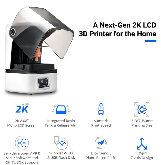 [视频] Weistek L6: 桌面上的下一代 2K LCD 3D 打印机