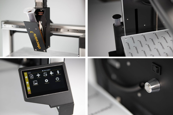 [视频] choc mate 2: 一台工业级巧克力3D打印机