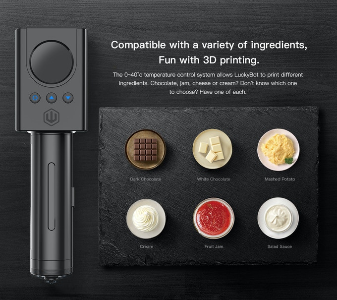 [视频] lucky bot: FDM 3D打印机的平价食品挤压机