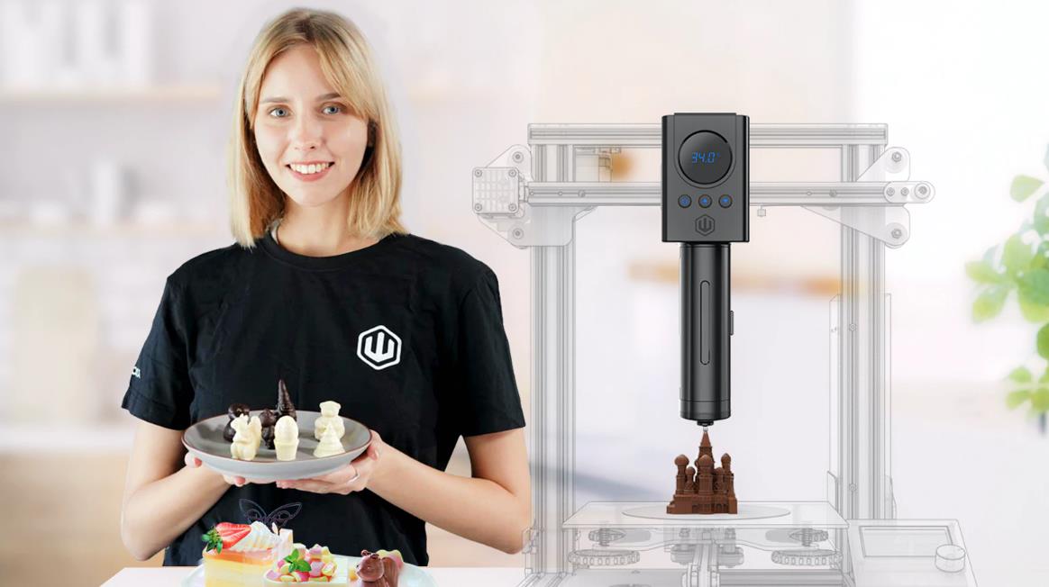 [视频] lucky bot: FDM 3D打印机的平价食品挤压机