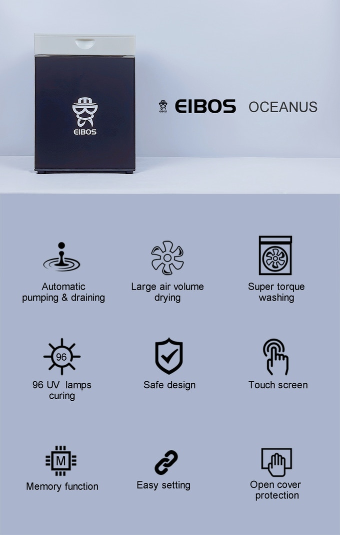 [视频] EIBOS Oceanus:  三合一自动树脂打印后处理系统