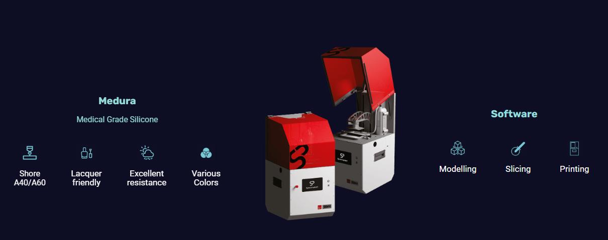 [视频] Spectroplast SAM： 世界上第一台硅胶3D打印机