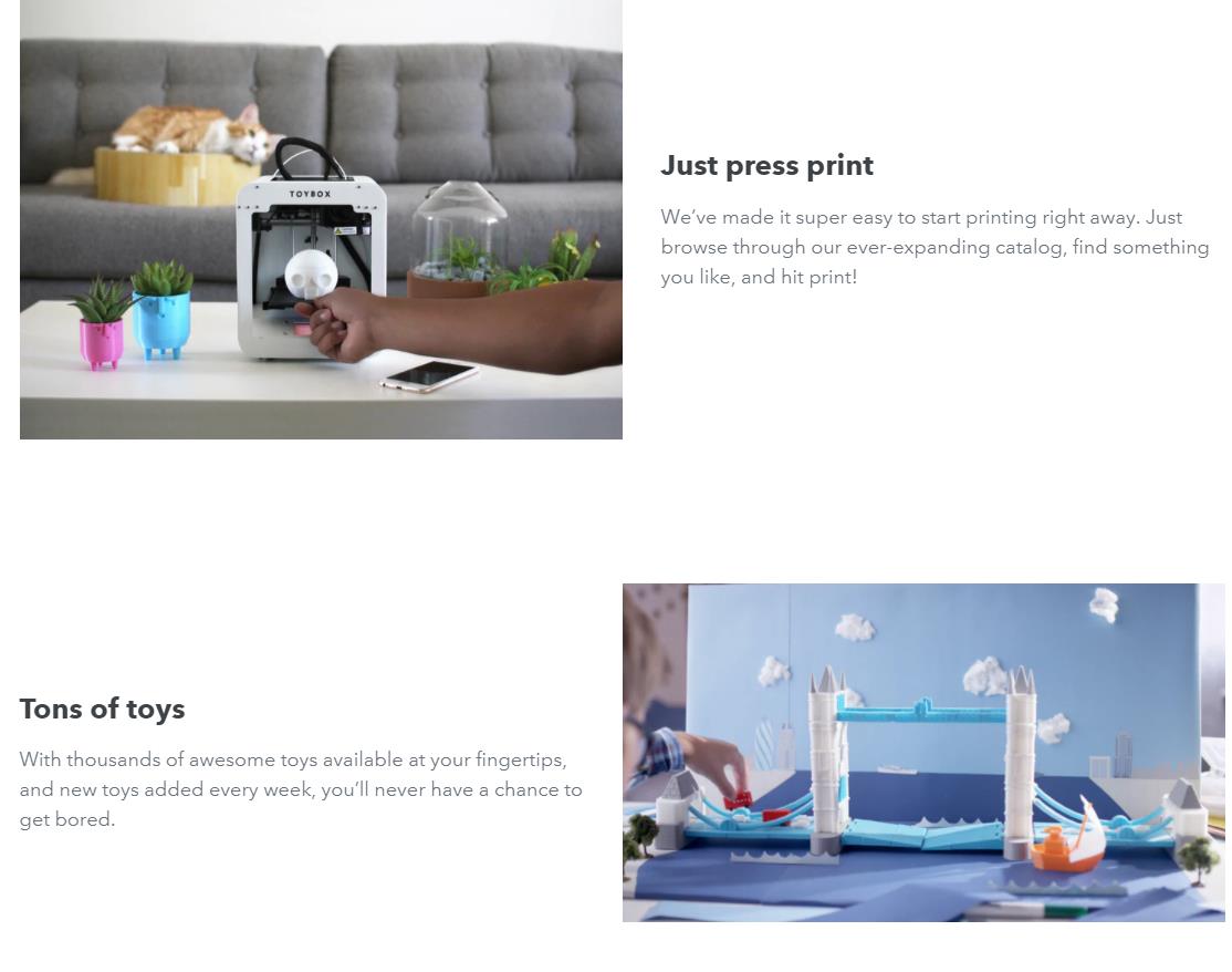 [视频] Toybox ： 一款小朋友使用的一键式 3D打印机