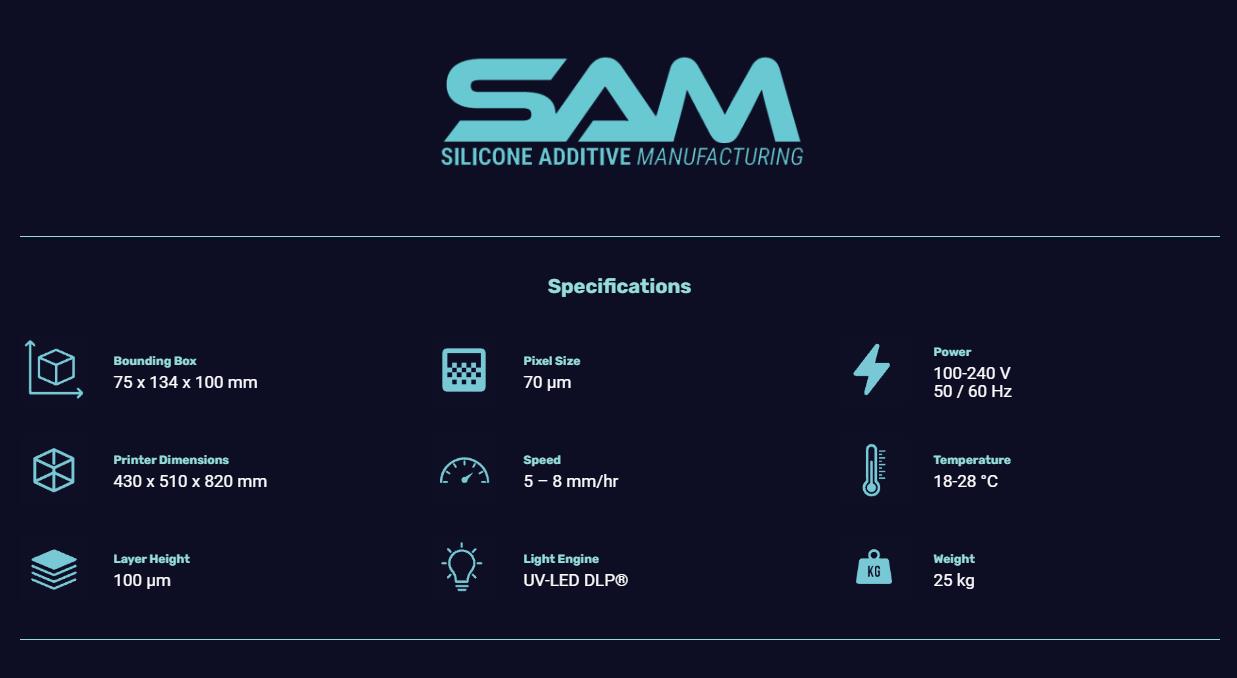 [视频] Spectroplast SAM： 世界上第一台硅胶3D打印机