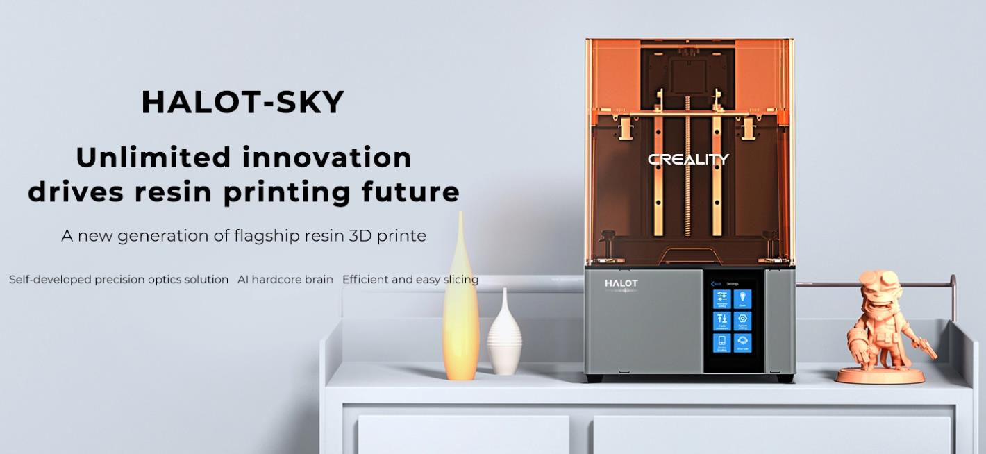 [视频] Creality Halot Sky 新一代旗舰树脂3d打印机