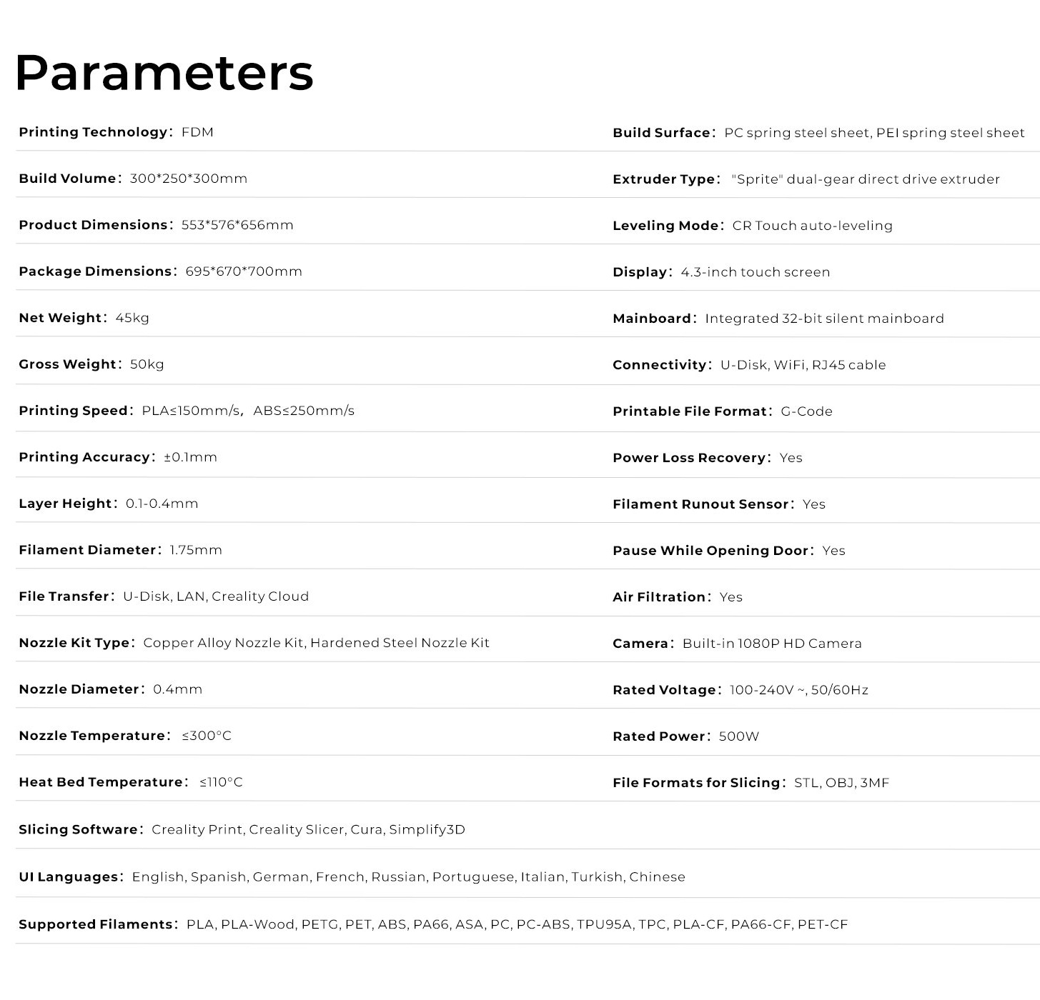 [视频] Creality Sermoon D3 稳定可靠的生产工具