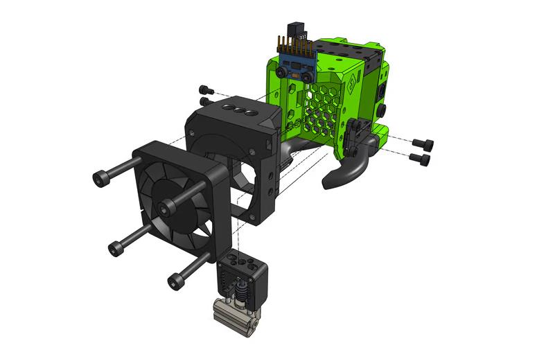 [视频] EVA ：一款FDM开源模块化挤出系统