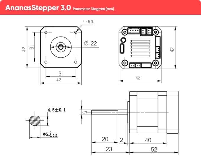 [视频] AnanasStepper 3.0：用于多轴控制的伺服步进电机