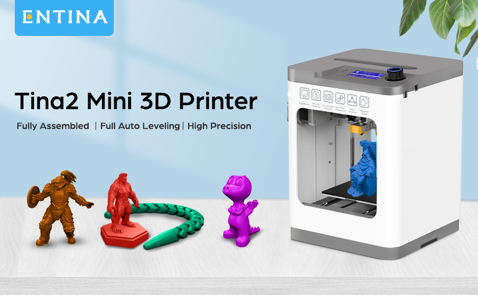 [视频] ENTINA TINA2 适合儿童和初学者的入门级 3D 打印机