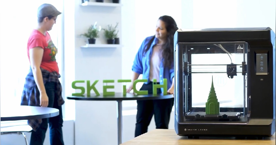 [视频] MakerBot SKETCH Large - 更大更大胆