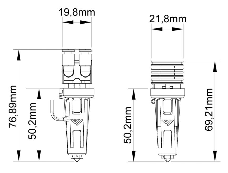[视频] VzBoT Goliath高流量风冷/水冷热端 铜加热块套件