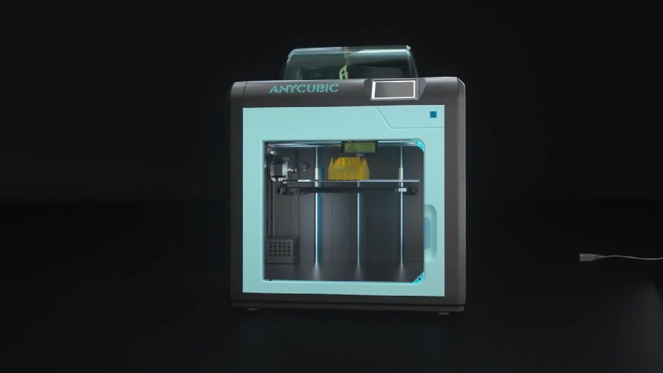 [视频] Anycubic 4Max Pro 超静音全封闭FDM 3D打印机