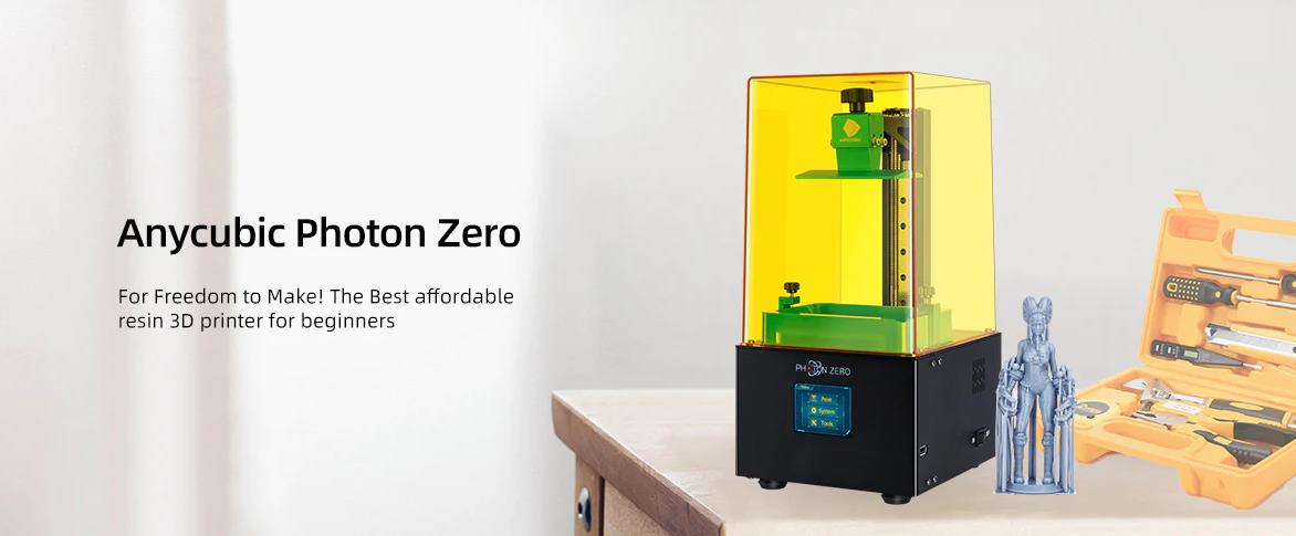 [视频] Anycubic Photon Zero 适合初学者的最实惠的树脂3D打印机