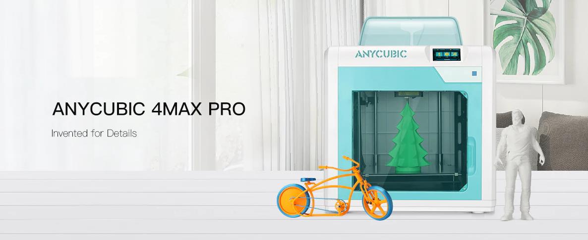 [视频] Anycubic 4Max Pro 超静音全封闭FDM 3D打印机