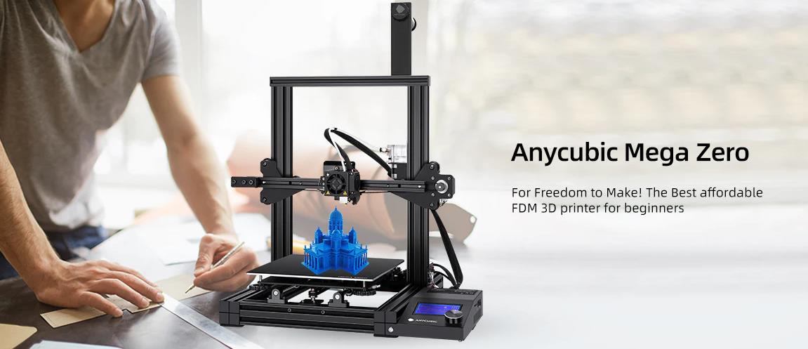 [视频] ANYCUBIC Mega Zero 适合初学者的最实惠的FDM 3D打印机