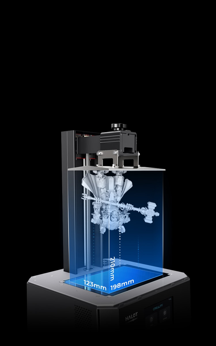 [视频] Creality HALOT-RAY 9.25英寸6K LCD 光固化3D打印机