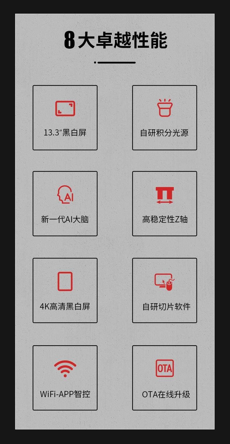 [视频] Creality HALOT-MAX 专业级大尺寸LCD光固化3D打印机