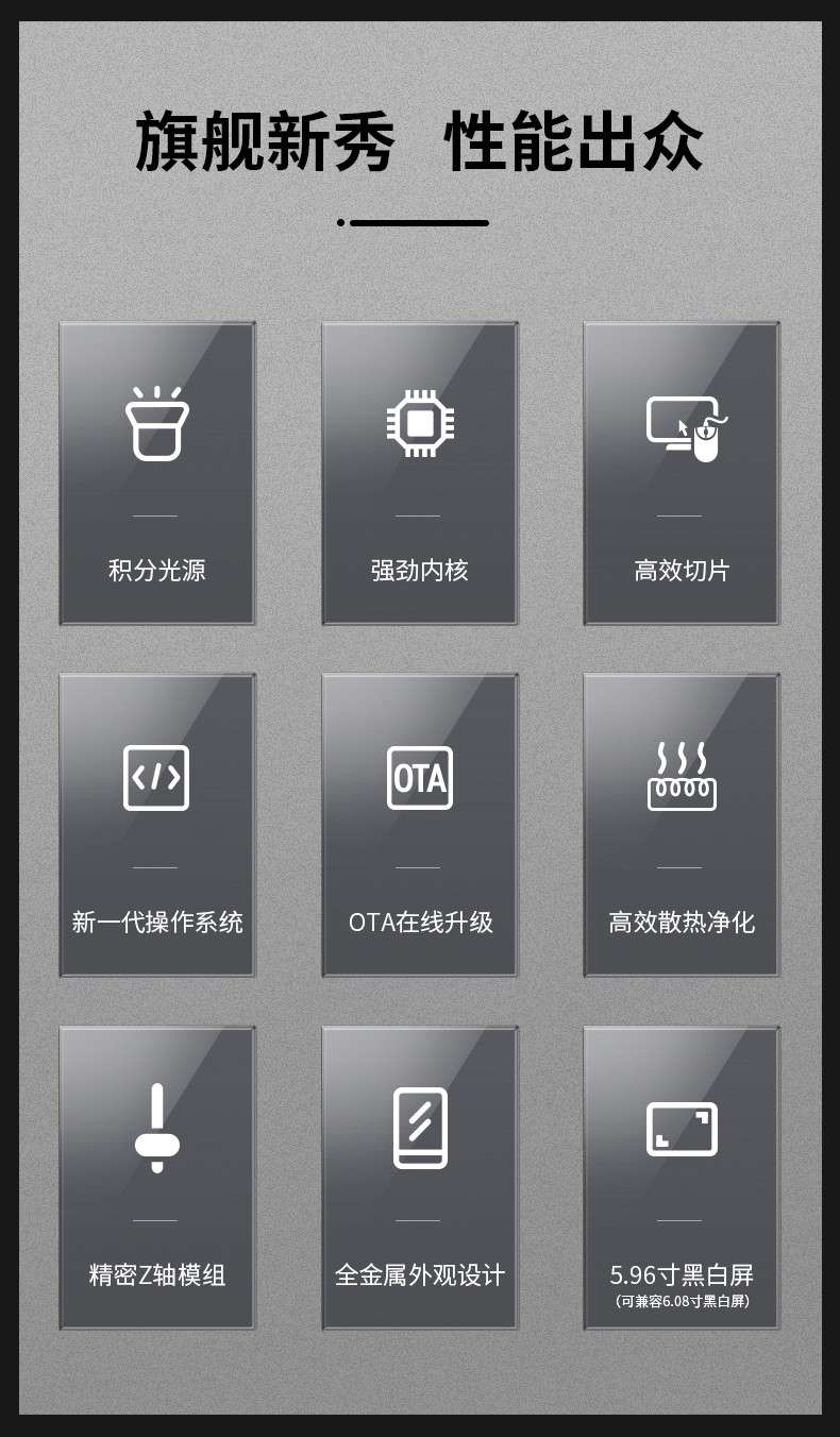 [视频] Creality HALOT-ONE 新一代高性能LCD光固化3D打印机