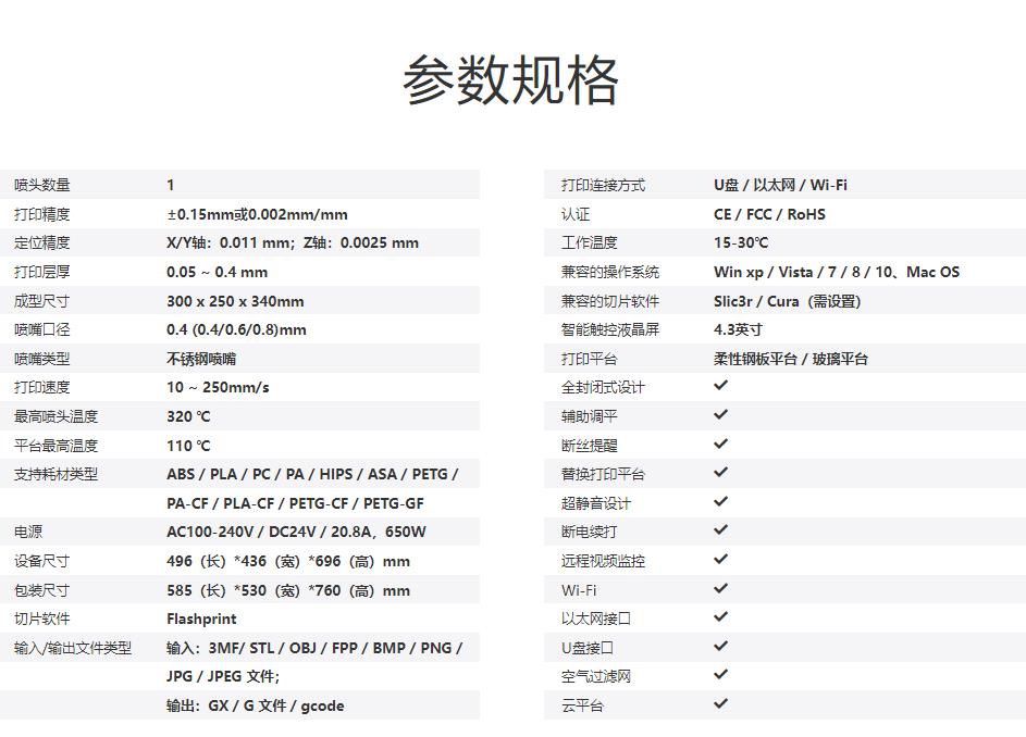 [视频] Flashforge Guider 3 全新一代轻量化3D打印机：更大、更轻、更省心