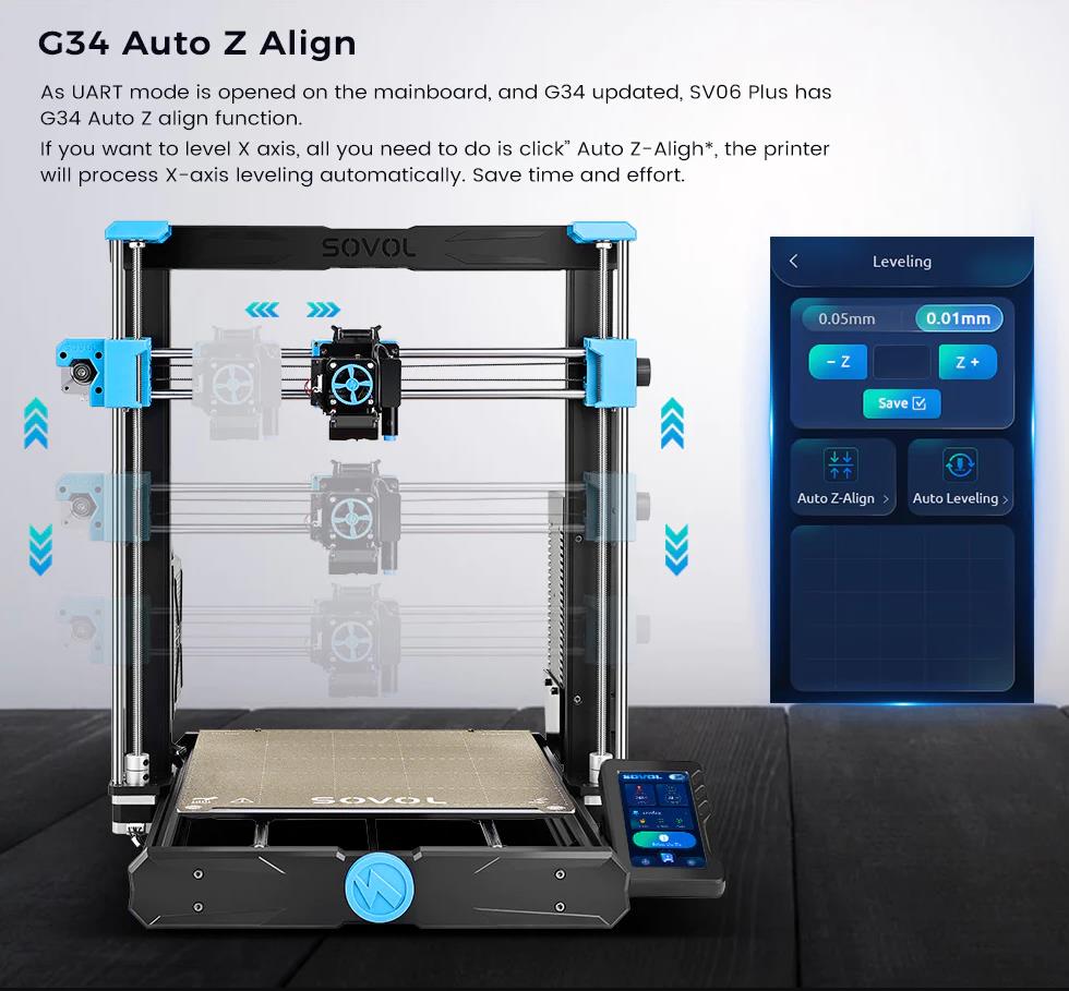 [视频] Sovol SV06 PLUS 大尺寸直驱3D 打印机  更大  更快  高温