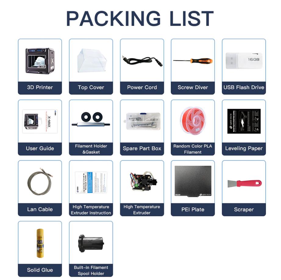 [视频] Qidi X-Max FDM 大尺寸桌面级3D打印机