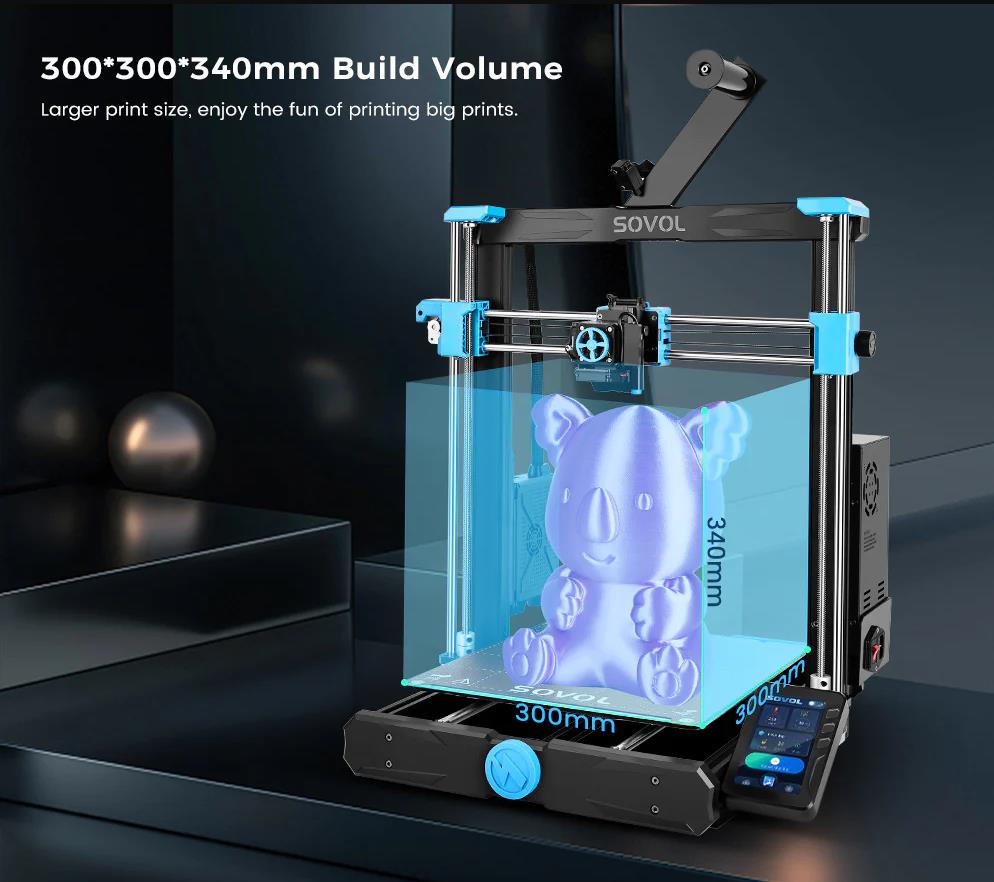 [视频] Sovol SV06 PLUS 大尺寸直驱3D 打印机  更大  更快  高温