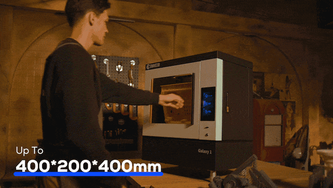 Emake3D Galaxy 1 ：17英寸大型SLA 3D打印机