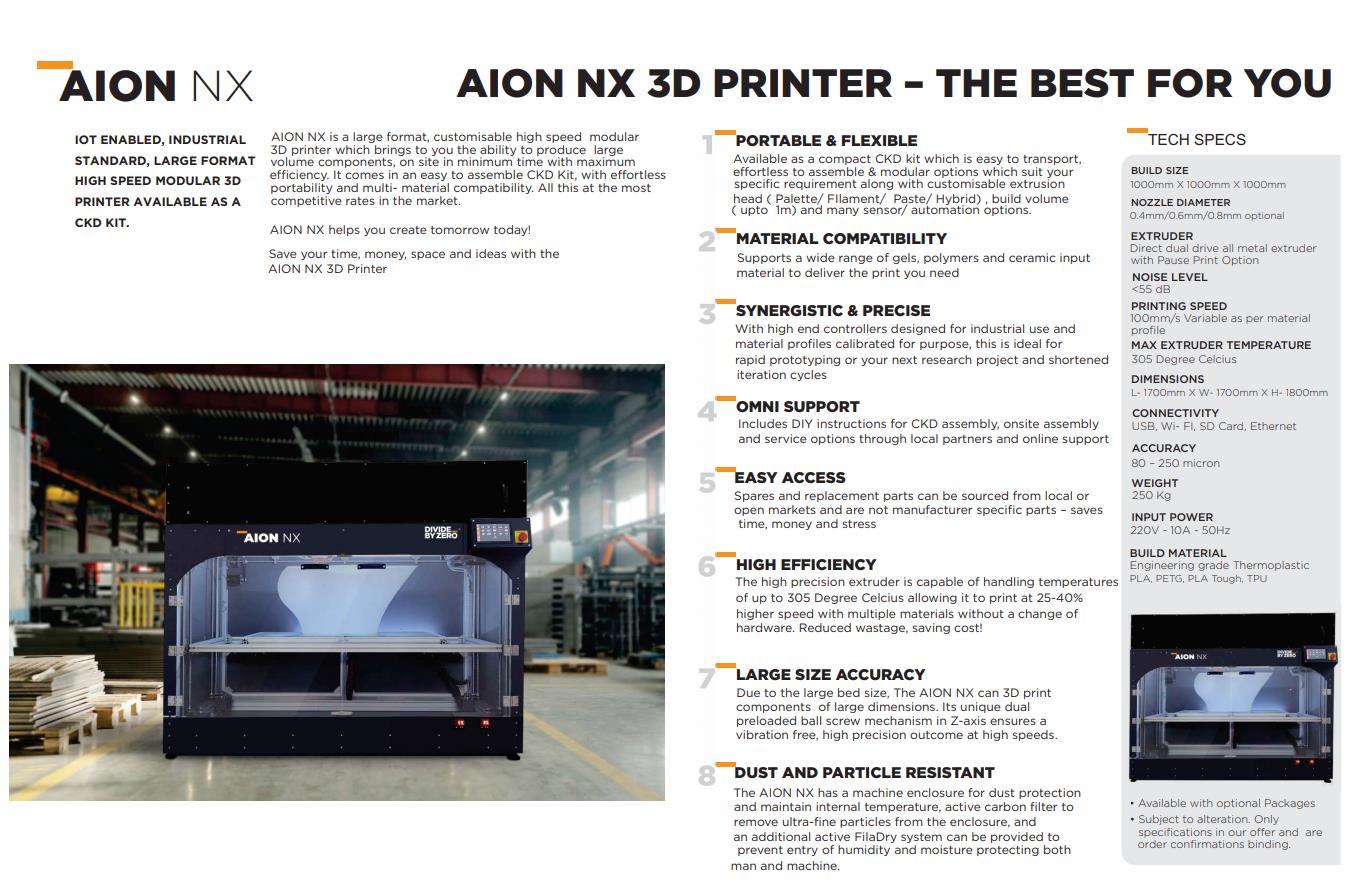 [视频] Aion NX - 一款可定制“无极限”的3D打印机